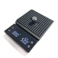 Digital Coffee Scale with Timer Mini Coffee Scale 3KG/0.1g Accuracy Rechargeable Scale Suitable for Brewing Coffee (black)
