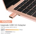 Miniatyrbild 3 av 5: 10 Gbps USB C till USB 3.0 OTG-uppgraderingsadapter (4-pack), USB Type C