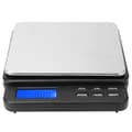 High Precision Mini Digital Kitchen Scale Electric Scale with Blue Backlit Display 1000g/0.01g Black