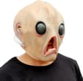 Realistisk mask Alien Mask Halloween hodemasker Deluxe Nyhet Ha