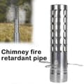 Fireproof pipe for chimney with holes, stainless steel thickness, stove pipe