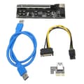 Miniatyrbild 2 av 8: PCIE Riser Stabil 8 FP-kondensatorer Guldpläterad USB3.0-gränssnittsadapterkort för Win 7 för Win 8 för Win10 för Win XP