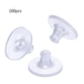 100 pcs Silicone Rubber Earring Holders Stoppers Soft Earplugs Accessories for DIY