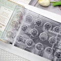Miniatyrbild 4 av 5: 2 st Chokladform, Polykarbonatchokladform, 3D Transparent Polykarbonatchokladform