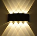 Modern LED-vägglampa inomhus/utomhus IP65 vattentät 8W, Dow
