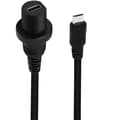 Miniatyrbild 1 av 5: 90 Degree Right Angle Micro USB 5P Male to USB 3.1 Type-C Female Conversion Adapter Cable Data Transfer 30cm