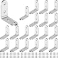 Mounting Bracket, 20 Pieces Stainless Steel Mounting Bracket, 40 * 40mm Right Angle Bracket, Angle Bracket, 90 Degree Metal L-Bracket, for Con [DB]