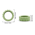 Pikkukuva 2 / 10: 8 kpl/setti Matkatavaroiden pyörän kengät Matkalaukun pyörän suojus Vihreä Green 8Pcs-8Pcs