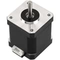 42 Stepper Motor Højde 60mm Motor med 1000XH2.54 Kabler til 3D-printer Ekstruder CNC-dele (Sølv)