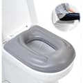 Adjustable Inflatable Toilet Seat for Elderly and Disabled with Tailbone Pain Relief