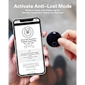 Pikkukuva 4 / 7: Matkatavaroiden paikannin, yhteensopiva Apple Find -sovelluksen kanssa (vain iOS), avainten, matkatavaroiden, matkalaukkujen, lompakoiden etsijä, IP67 vedenpitävä, 2 kpl