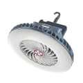 Portable Camping Fan With LED Lantern Rechargeable Battery Powered Camping Fan With Hanging Hook For Tent Car Emergency