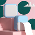 Miniatyrbillede 4 af 5: Bærbar Mini Lommeprinter Notat Foto Etiket Memo Udskrivning Bluetooth Trådløs Blækfri Termisk Printer 200dpi Blå