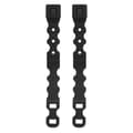 2 stk System Malice Clips Remstrammer Nylon Magasinlomme Tilbehør svart [DB]