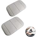 2-pack Portable Elbow and Wrist Rest for Computer, Premium Memory Foam Keyboard Desk Support (20 x 30 cm)