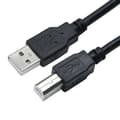Miniatyrbilde 4 av 6: USB 2.0-kabel Type A hann - Type B hann 1,5 m skriver- og datakabel svart