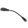 Miniatyrbillede 2 af 4: Micro HDMI til HDMI han til hun adapterkabel stik til HDTV type D HDMI