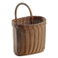Basket with handle, woven hanging baskets for living room, fruit sundry organizer, hand-woven basket