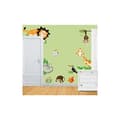 Wall sticker children's room wall sticker cute animals giraffe monkey lion zoo 30 x 90 cm