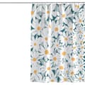 Duschdraperi Abstrakt Badkarsdraperi med Krokar Grön 80*180cm Extra Långt Duschdraperi Polyester Mjukt Tyg & Hotellkvalitet