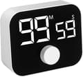 Digital kökstimer, stor LED-display magnetisk nedräkning, ZQKLA