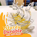 Miniatyrbillede 2 af 9: Akryl fugle citronsaftpresser Ergonomisk citronsaftpresser Frugtpresser med hældetud 1 stk 1pc