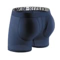 Sexiga herrars vadderade underkläder mesh boxershorts rumplyft förstoring