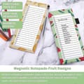 Miniatyrbild 4 av 5: 2024 2-pack Magnetic Shopping List Pad for Refrigerator - Grocery Notepad