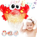 Baby Bath Toy - Crab Shaped Bubble Machine with Music - From 18 Months - Newborn Gift (DB)