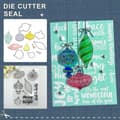 Hänge Mönster Stansar Dies Stämpel DIY Scrapbooking Papper Kort Schablon Dekor Mengxi
