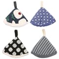 4 Pieces Hot Pot Lid Handle Mitt Anti Scalding Pot Knob Grips Triangular Pot Knob Cover