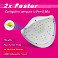 Miniatyrbild 5 av 5: Hot New! High Quality 120W UV/LED Nail Lamp with 10s/30s/60s/99s Timer