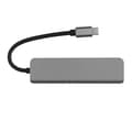 Miniatyrbild 7 av 8: 5-i-1 Type C-hubb Type C till HD Multimedia-gränssnitt USB3.0 2 USB2.0 USB C PD Stöd 4K 30Hz Plug and Play USB C-hubb Grå