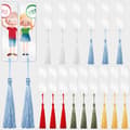 30-pack transparenta akrylbokmärken, 12 x 3,2 cm tomma bokmärken DIY