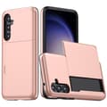 Samsung Galaxy A55 5G Hybridskal med Kortfack Roséguld