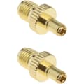 2-pack SMA-hona till TS9-hane RF-adapter, guldpläterad koaxial