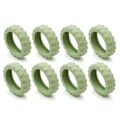Pikkukuva 1 / 10: 8 kpl/setti Matkatavaroiden pyörän kengät Matkalaukun pyörän suojus Vihreä Green 8Pcs-8Pcs