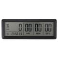 Large Digital Countdown Clock - 999 Day Countdown Timer for Exam Lab Kitchen (Black)