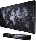 XXL Professional Large Mouse Pad & Gaming Mouse Mat (35.4x15.7x0.1 inches, Map) (90 * 40 Map)