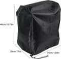 Miniatyrbild 2 av 6: Microscope Dust Cover, Waterproof 210D Oxford Fabric Protective Case for Laboratory Use, Full Size, Black