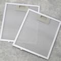 Miniatyrbillede 3 af 7: 2-delt fedtfilter i aluminiumnet til emhætte 260 x 230 mm, køkkenventilationsfilter