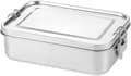 Matboks i rustfritt stål - 850ML Bento Box Matbeholder med låseklemme, bærbare matbokser for snacks