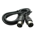DIN 5-pin til DIN 5-pin lydkabel signaloverførsel han til han stereo lydkabel til keyboard elektronisk klaver 4[DB] 4 4 4