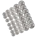Miniatyrbilde 2 av 4: 50 stk DIY-knapper Vintage-knapper Antikke knapper Metallknapper Draktsknapper
