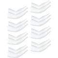 Pikkukuva 1 / 5: 8 paria unisex UV-suojaavia jääsilkkihihoja White, Ice Silk