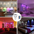 Miniatyrbild 3 av 5: 4 pcs GU10 Bulbs and 1 Remote Control with Memory Function 4 Dynamic Lighting Modes Spotlight 17 Colors