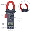 Miniatyrbild 2 av 5: DT201 Digital Clamp Ammeter Multimeter 1000A AC/DC Voltage Tester 1999 Counts Hz NCV Capacitance Ohm Diode Test