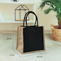 Miniatyrbillede 6 af 10: Blank Sack Tote Håndtaske SORT XL XL Sort Black XL-XL