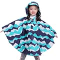 Kids Hooded Rain Poncho, Raincoat, S KLB