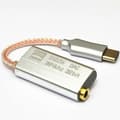 Miniatyrbild 3 av 5: DAC ES9318 USB Typ C Hörlursadapter HiFi Avkodningsförstärkare Ljudkort för Android Typ C till Silver Silver
